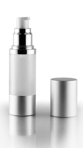 Airless Pump Bottle Refillable Travel Containers 30 ml/1 oz., Frosted (Case Pack, 190 Units, Unassembled)